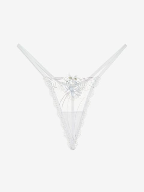 Shimmer Garden Thong Panty