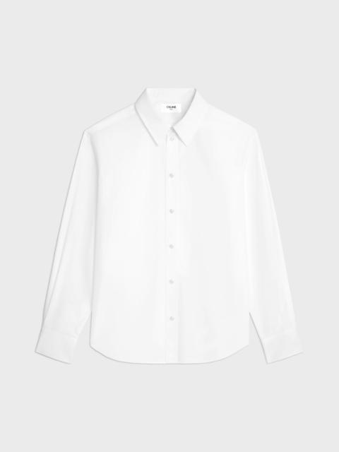 relaxed shirt IN COTTON POPLIN