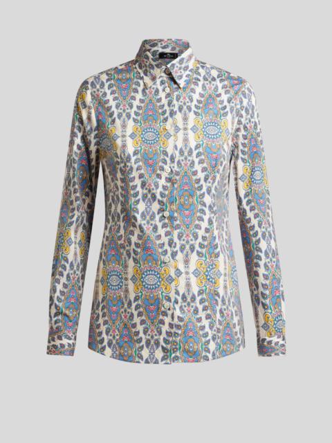 MEDALLION AND PAISLEY SHIRT