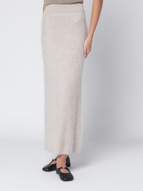 Umi skirt in taupe cashmere