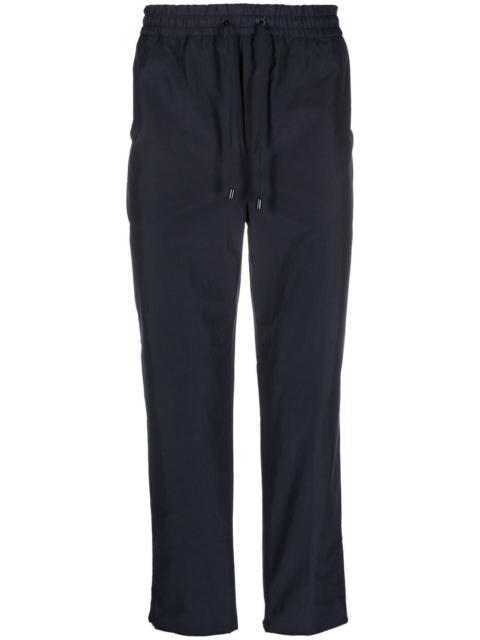 drawstring-waistband trousers
