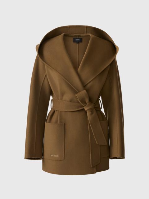 PAYA Wool Wrap Coat With Sash Belt