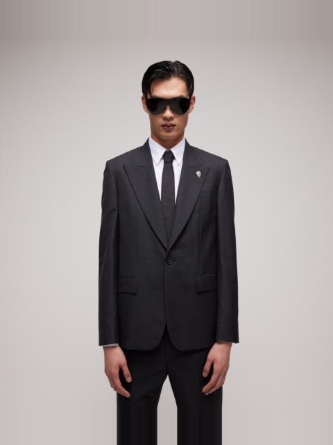 Wool single-breasted jacket