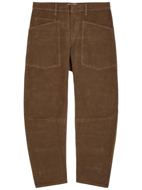 Nili Lotan Shon Barrel-leg Corduroy Trousers