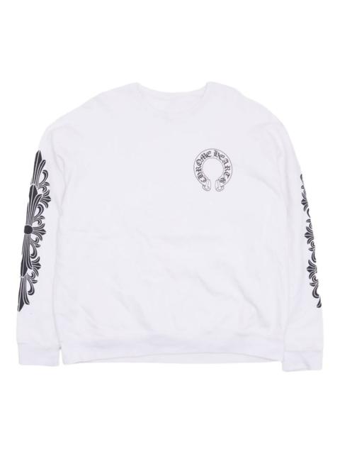 horseshoe-logo crew-neck sweatshirt