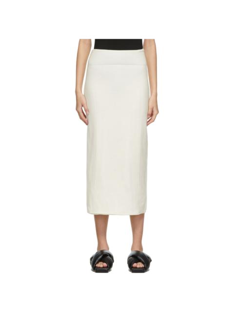 Off-White Wool Vinod Skirt