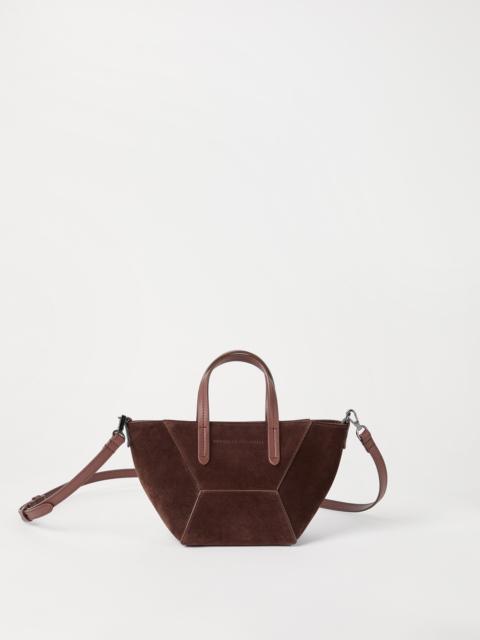 BC Duo mini bag in suede with monili