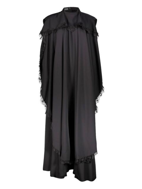 lace-detail maxi dress