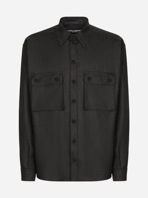 Oversize flannel shirt