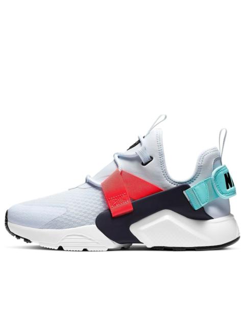 (WMNS) Nike Air Huarache City Low 'Gray Light Green Dark Red' AH6804-015