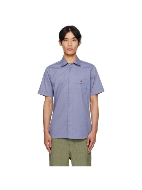 Blue Classic Short Sleeve Shirt