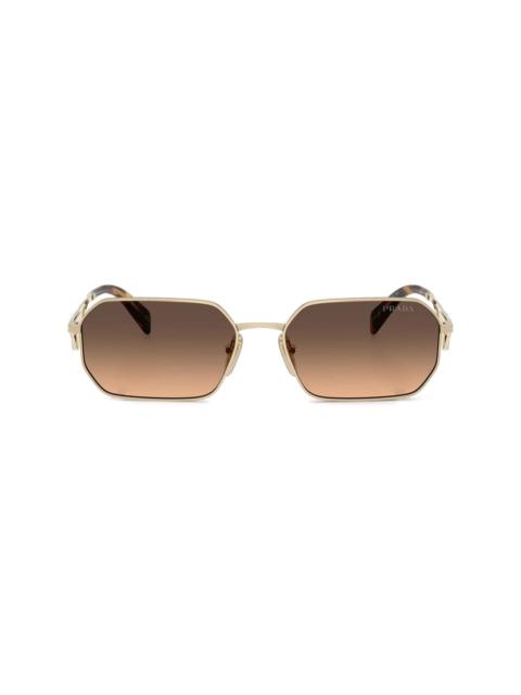 gradient rectangle-shape sunglasses