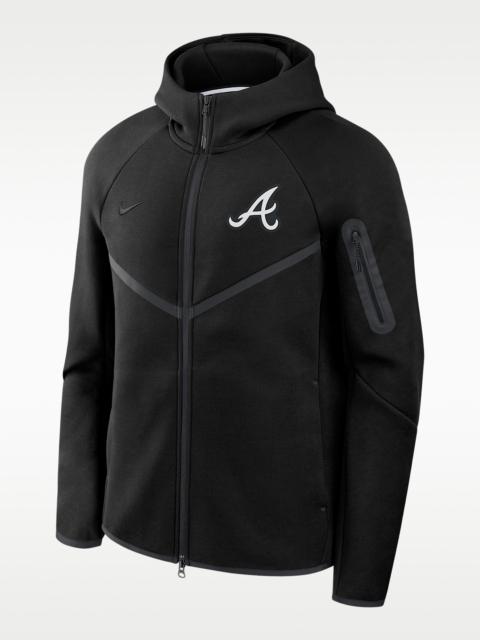 Atlanta Braves Tech Fleece Windrunner Men's Nike MLB Full-Zip Hooded Jacket