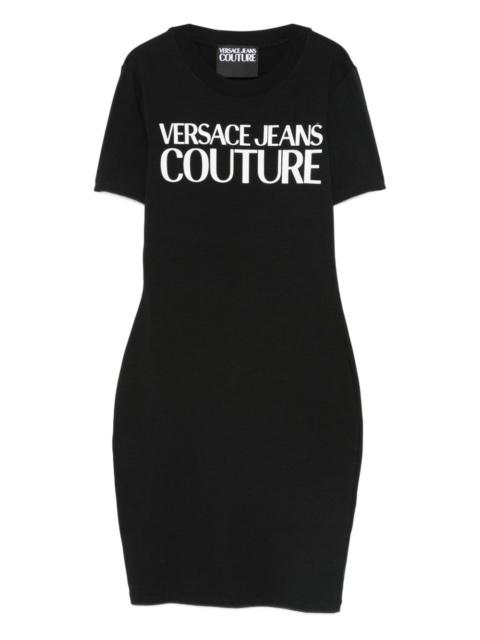 logo-print dress