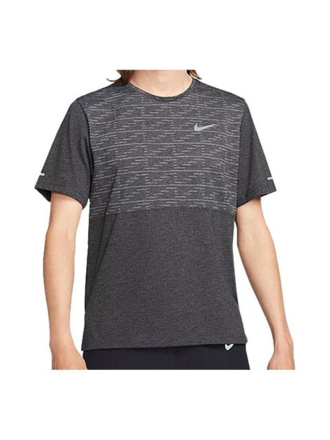 Nike Dri-FIT Run Division Miler T-Shirt 'Black White' DR8763-032