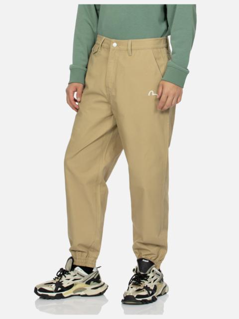 SEAGULL EMBROIDERY RELAX FIT WOVEN JOGGERS