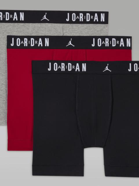 Jordan Flight Men's Cotton Boxer Briefs (3-Pack)