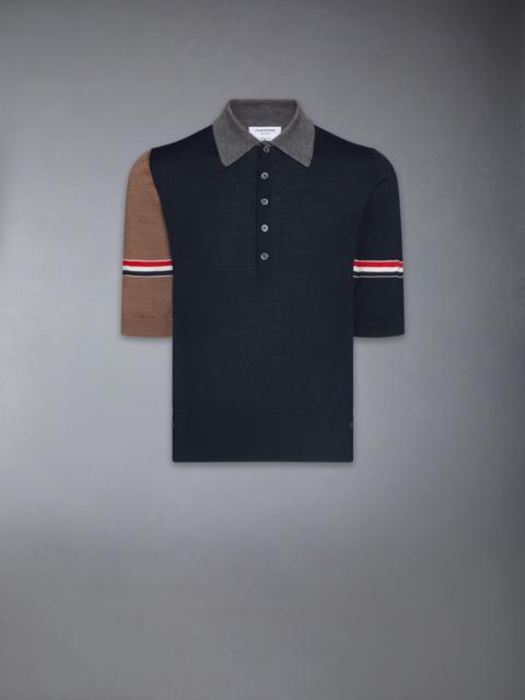 FINE MERINO WOOL FUNMIX POLO