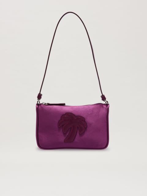 Satin Palm Shoulder Bag
