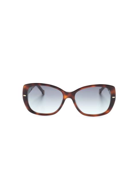 tortoiseshell butterfly-frame sunglasses