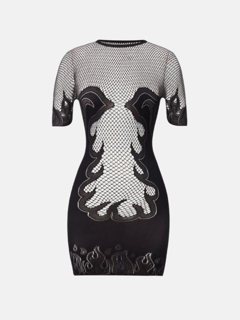 PIN UP MINI DRESS BLACK