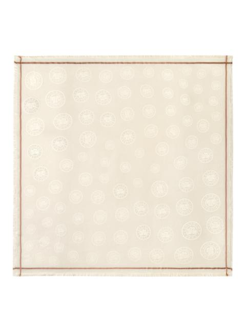 La Médaille Longchamp Shawl Ivory - OTHER