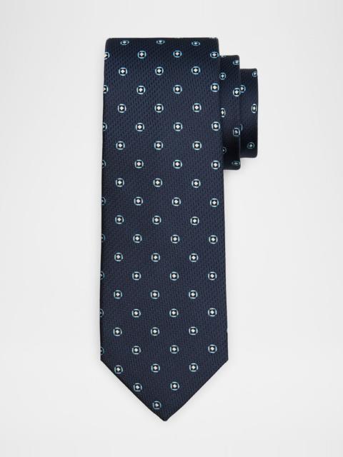 Men's Medallion Silk Tie
