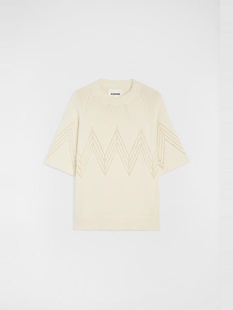 Cotton Pointelle T-Shirt