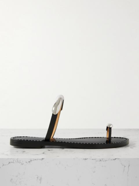 The Samburu Embellished Leather Sandals