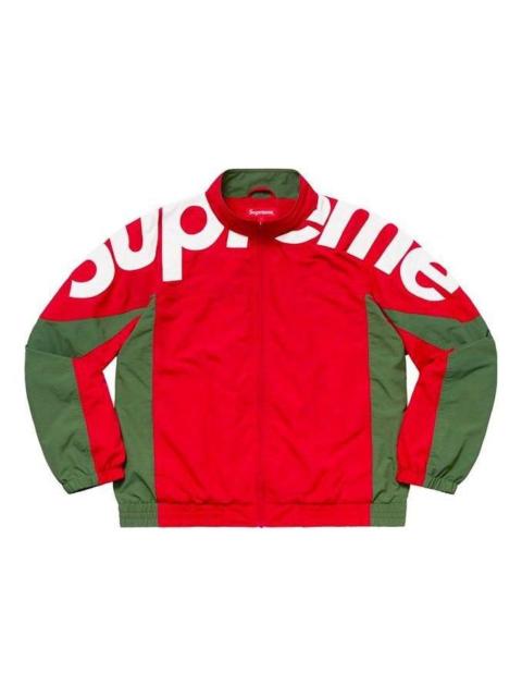 Supreme FW19 Week 1 Shoulder Logo Track Jacket 'Red' SUP-FW19-021