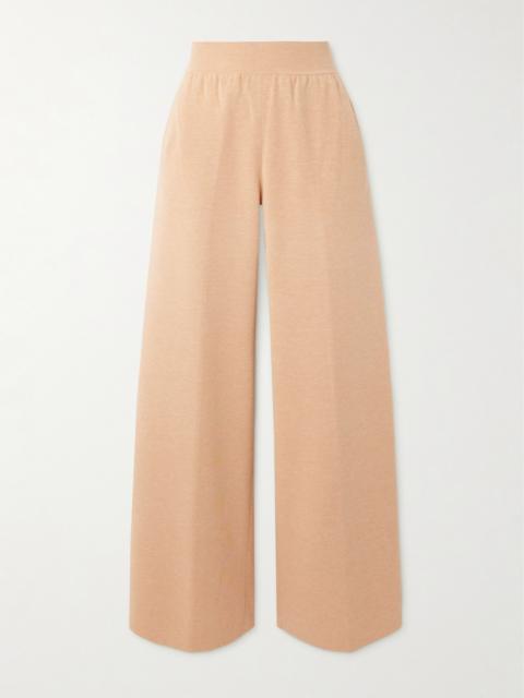 Cashmere And Silk-blend Wide-leg Pants
