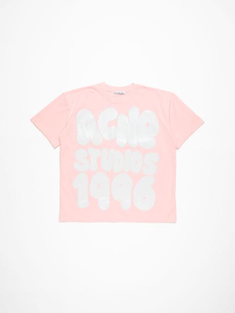 T-shirt logo - Relaxed unisex fit - Innocent pink
