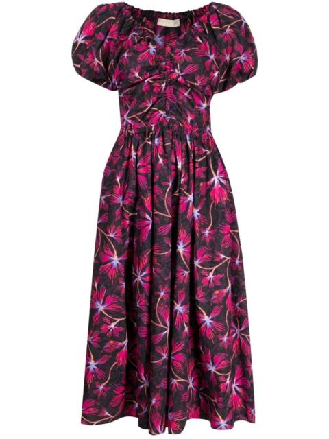 Cecile floral-print dress