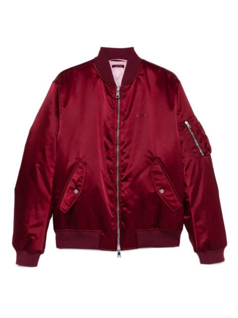 satin bomber jacket