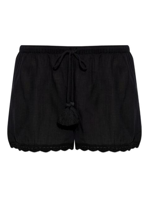 Aran trim shorts
