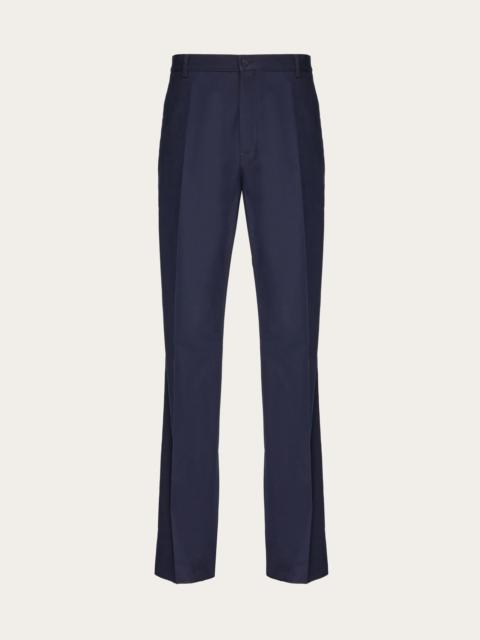 Flared chino trouser