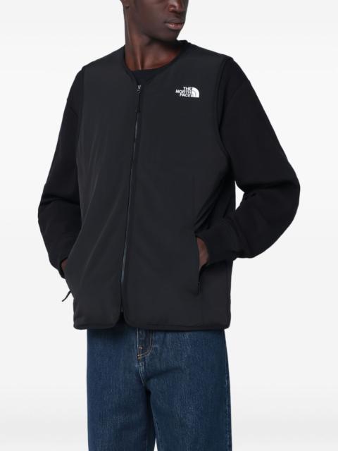 zip sleeveless jacket