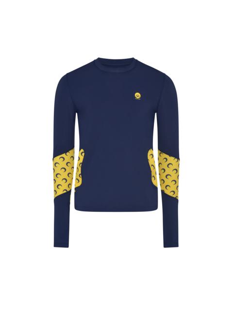 ATHLEISURE LS TOP WITH MOON INSERTS