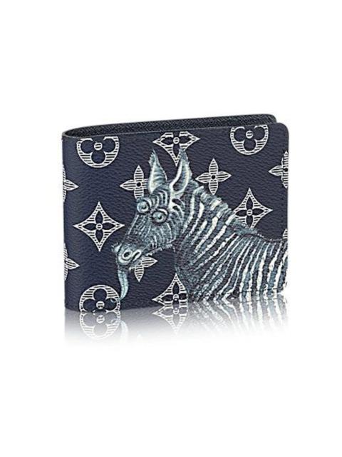 Louis Vuitton Multiple Wallet Savane Monogram Chapman Ink