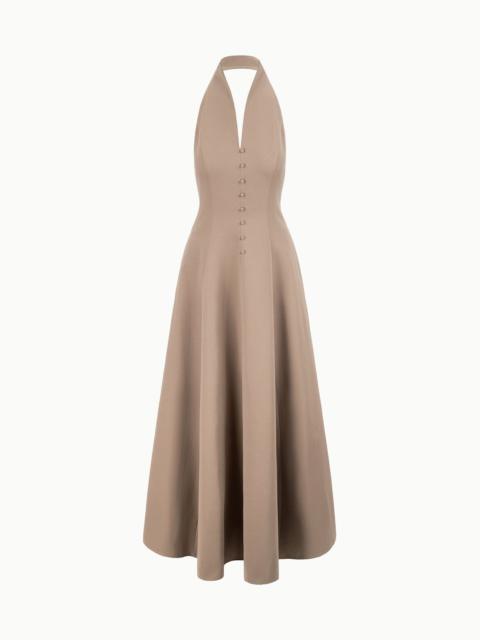 STAUD STELLA DRESS TAUPE