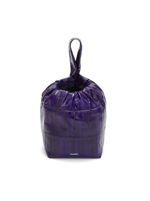 logo-stamp drawstring clutch bag