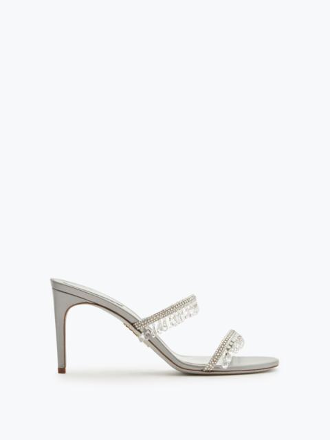 Chandelier Pearl Gray Slider Sandal 80