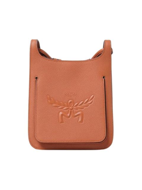 ORANGE LEATHER SHOULDER BAG