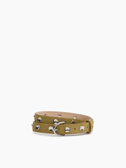 Brynn Suede Pebbled Belt