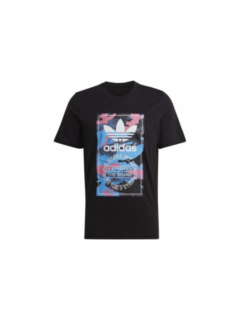 adidas Graphic Camo Tee Black