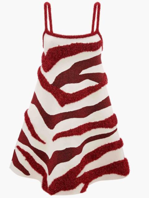 ZEBRA CAMISOLE MINI DRESS