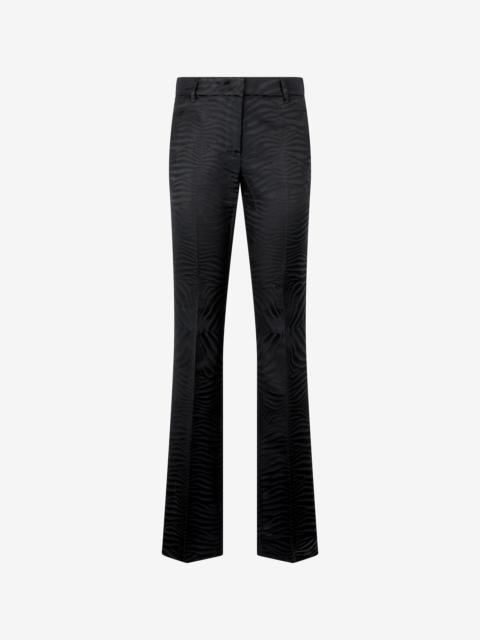 Pants With Solid-Color Tiger Skin Pattern