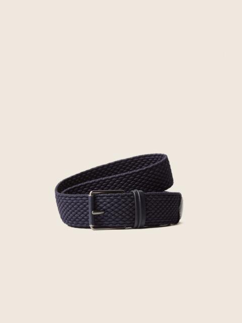 NAVY BLUE RAYON BELT