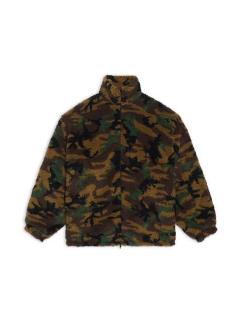 Men's Camo Zip-up Jacket in Green
