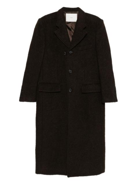 alpaca wool-blend coat